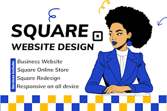 build business square website design redesign square online store