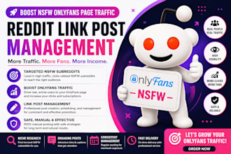 boost nsfw onlyfans page traffic reddit link post management