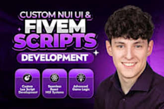 create custom fivem scripts and modern UI systems