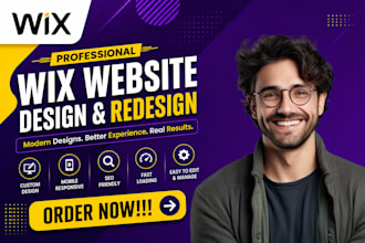 design wix website redesign wix website design wix website development wix
