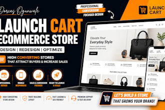 design, redesign, and optimize your launch cart