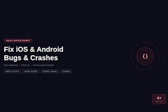 fix react native ios and android bugs, crashes, and build issues