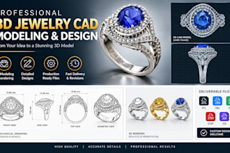 create 3d jewelry cad models for rings, pendants, bracelets necklaces matrixgold