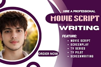 movie script writing screenplay screenwriter tv pilot youtube script writer