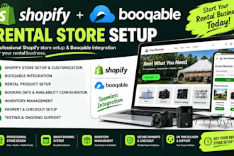 build booqable website online booking website and rental website design