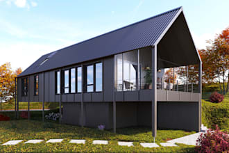 virtual staging and draw or redraw professional house plans