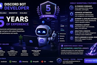 develop a custom discord bot for any purpose