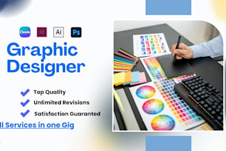 be your professional graphic designer for web or print