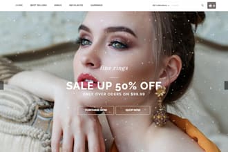 build shoify website design, shopify store redesign, website development store