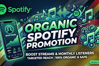do organic spotify promotion to german music audience with targeted campaign