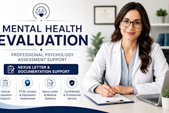 assist with pstd and anxiety psychological assessments