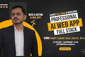 build a full stack ai web app