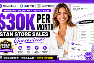 boost stan store digital products sales, payhip promotion, stan store marketing