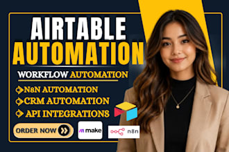 create airtable automation dashboards crm workflow using ai n8n api integration