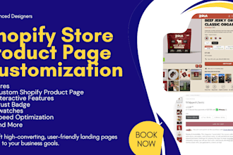 customize shopify product page theme customization custom coding gempages upsell
