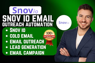 snov io cold email campaign setup lead generation email outreach automation
