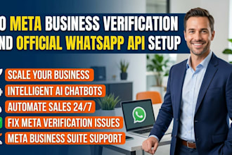 do meta business verification and official whatsapp API setup