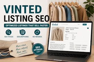 create SEO optimized vinted listings that sell faster