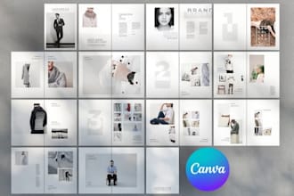 design fashion apparel e commerce brand product catalog lookbook for marketing