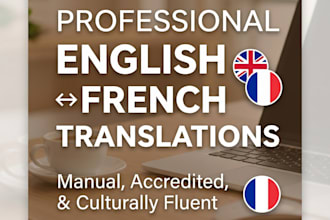 translate cvs and resumes to english or to french