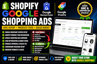 setup shopify google merchant center and shopping ads