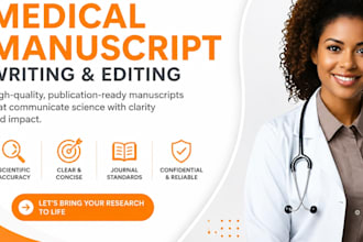 write high quality medical research manuscripts