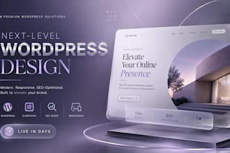 wordpress website designer, elementor landing page specialist