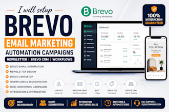setup brevo email marketing automation campaigns newsletter brevo crm workflows