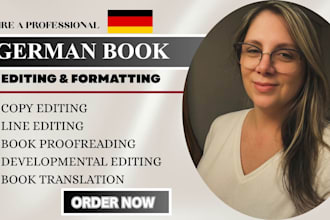 proofread and edit your german book both fiction and nonfiction book