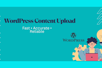 upload and format content on wordpress website