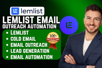 lemlist cold email outreach campaign setup lead generation email automation