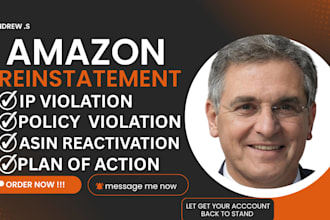 reinstate suspended amazon seller account and  fix amazon section 3 suspension