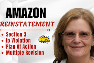reinstate suspended amazon account fix section 3 suspension amazon IP suspension