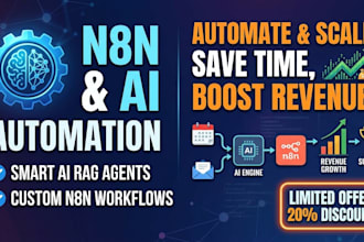 develop n8n automation, ai automation or smart ai rag agents