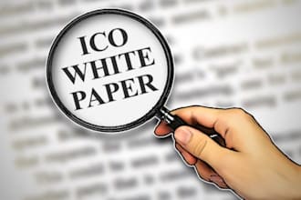 write professional crypto, nft, ico and blockchain white papers with roadmaps