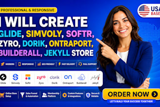 create glide simvoly softer zyro dorik ontraport builderall jekyll store design