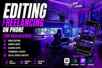edit engaging gaming videos, montages and youtube shorts