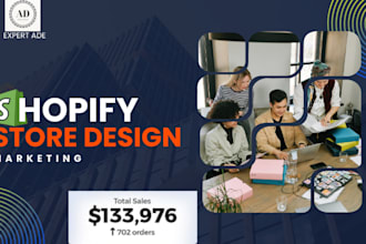 design a shopify store and optimize it for sales