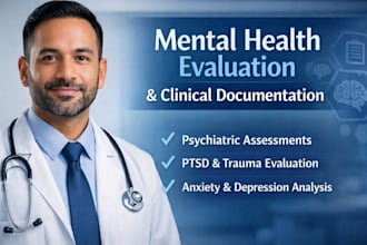 provide a professional ptsd anxiety assessment documentation