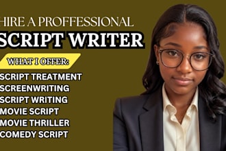 write movie script film script screenwriting comedy script stage play screenplay