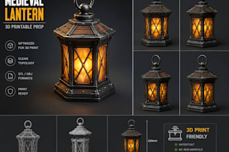 do your 3d prop or character for impression 3d