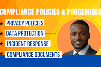 create hipaa and pci dss compliance policies and procedures fast