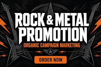 do organic heavy rock metal music promotion and campaign marketing