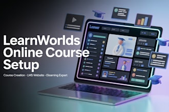 set up learnworlds course elearning education course learnworlds online course