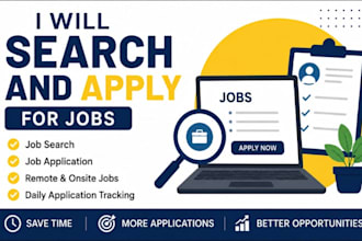search and apply for jobs, do job applications