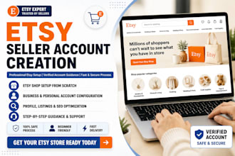 etsy account creation etsy shop setup with etsy  listing