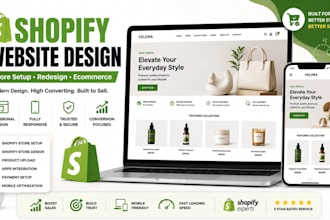 redesign shopify website for cro, premium shopify store design