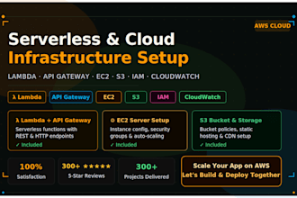 aws lambda with API gateway and set up ec2 and s3