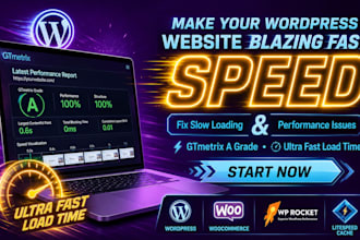 speed up wordpress optimize performance and fix slow website issues