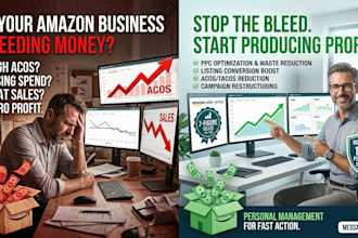 fix your amazon PPC to lower acos while scaling profitable sales